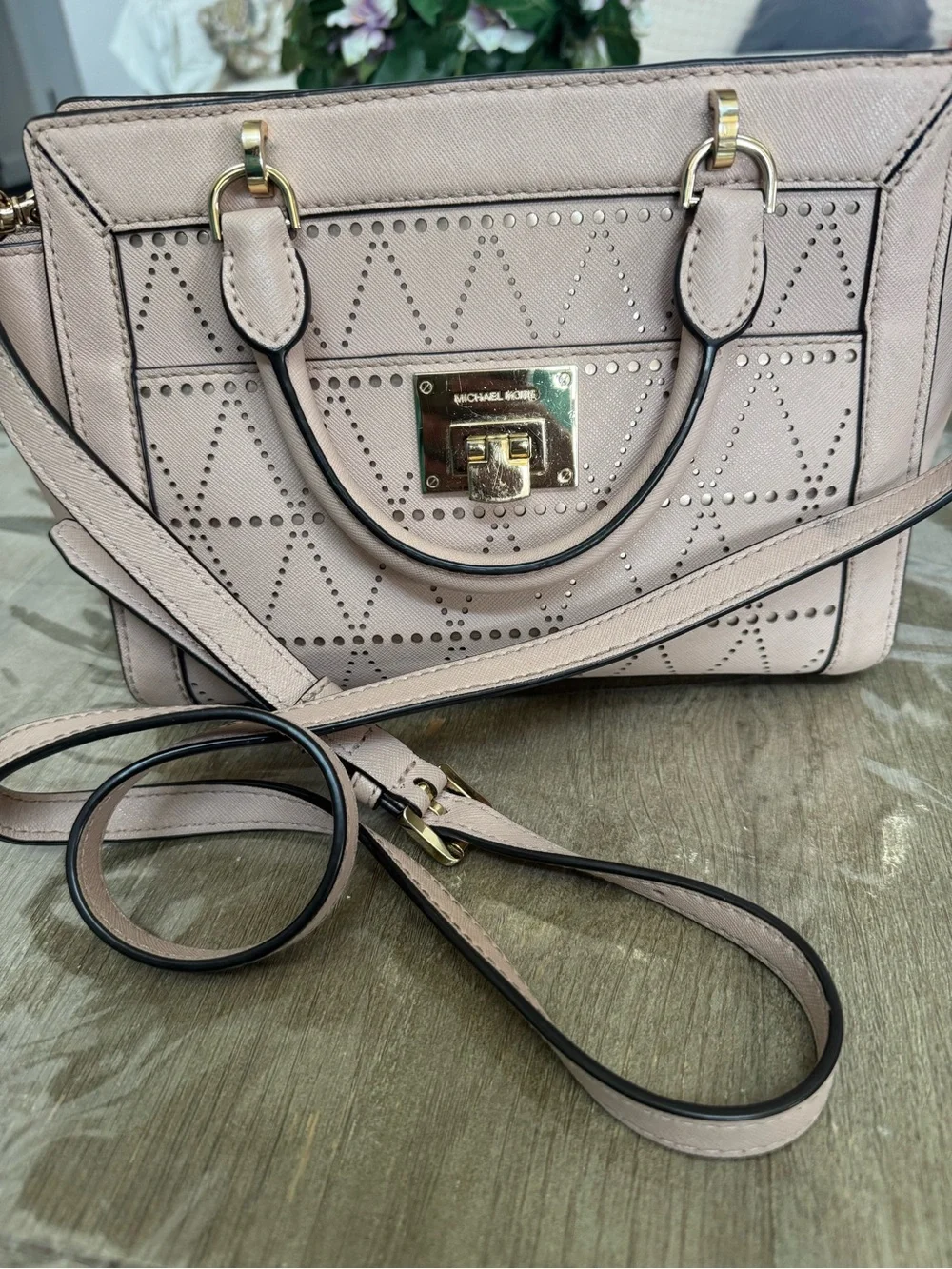 Michael Kors Pink Satchel crossbody bag